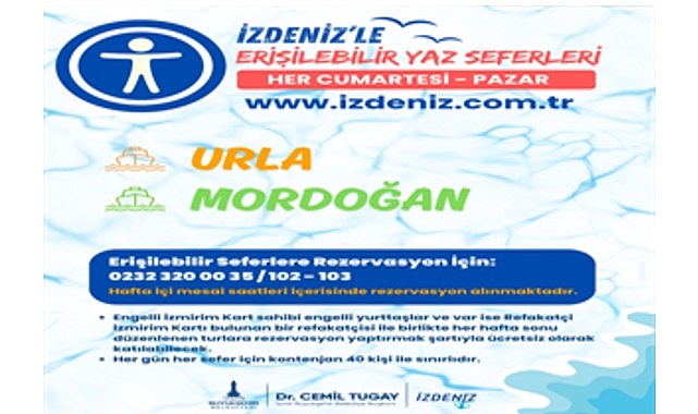 İZDENİZ’in Yaz Seferleri ile istikamet Urla ve Mordoğan- Kamu Çalışanı