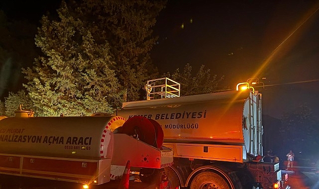 Kemer’de trafo yangını- Kamu Çalışanı