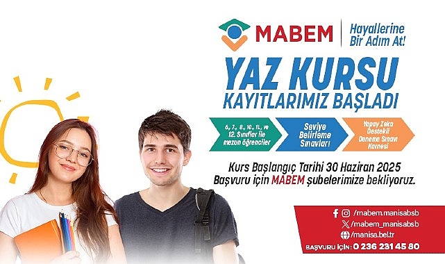 MABEM ve Online Dershane Yaz Kurslarına Başvurular Devam Ediyor- Kamu Çalışanı