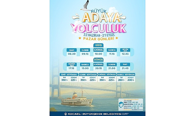 “Mehtap Turları” ve “Büyük Adaya Yolculuk” başlıyor- Kamu Çalışanı