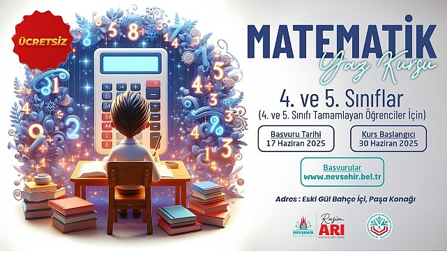 Nevşehir Belediyesi’nden Matematik Yaz Kursu- Kamu Çalışanı