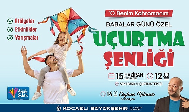 Sekapark’ta uçurtmalar babalar için uçacak- Kamu Çalışanı