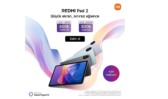 Xiaomi, Redmi Pad 2 Serisi ile Eğlenceyi Yeni Bir Boyuta Taşıyor: Daha Canlı, Daha Gerçek- Kamu Çalışanı
