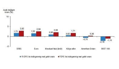 Aylık en yüksek reel getiri Devlet İç Borçlanma Senetleri (DİBS)’te oldu- Kamu Çalışanı