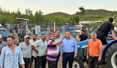 Başkan Dutlulu Yangın Bölgesinde İncelemelerde Bulundu- Kamu Çalışanı