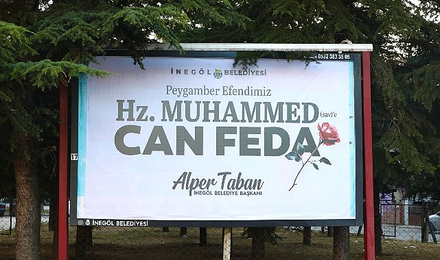 İnegöl Belediyesi’nden Duygulandıran Mesaj: “Hz. Muhammed (Sav)’e Can Feda”- Kamu Çalışanı