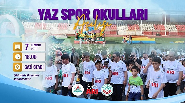 Nevşehir Belediyesi Yaz Spor Okullarımız Pazartesi Günü Açılıyor- Kamu Çalışanı