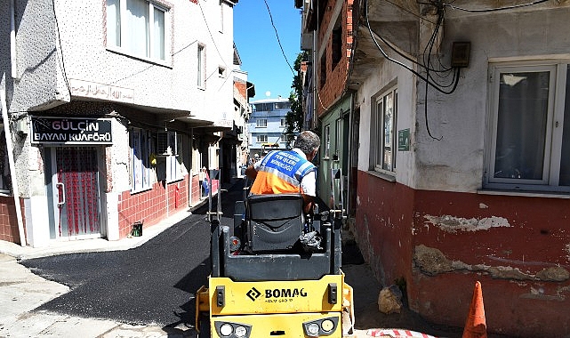 Osmangazi’nin yollarında yoğun asfalt mesaisi- Kamu Çalışanı