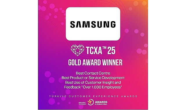 Samsung’a Türkiye Müşteri Deneyimi Ödülleri (TCXA) 2025’ten 3 Altın Ödül!- Kamu Çalışanı
