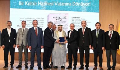 Yurt Dışına Kaçırılan Nadide Yazma Eserlerden “Kitab Şerhu’l-Esma” Yeniden Konya’ya Kazandırıldı- Kamu Çalışanı