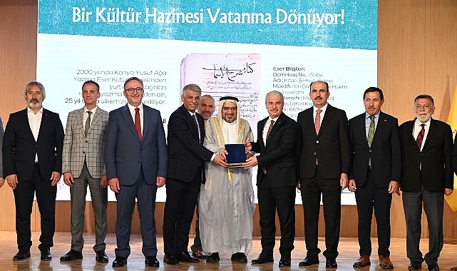 Yurt Dışına Kaçırılan Nadide Yazma Eserlerden “Kitab Şerhu’l-Esma” Yeniden Konya’ya Kazandırıldı- Kamu Çalışanı