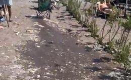 Marmaris’te Otel Havuzunun Suyu Halk Plajına Aktı